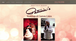 Desktop Screenshot of patriciasweddings.com